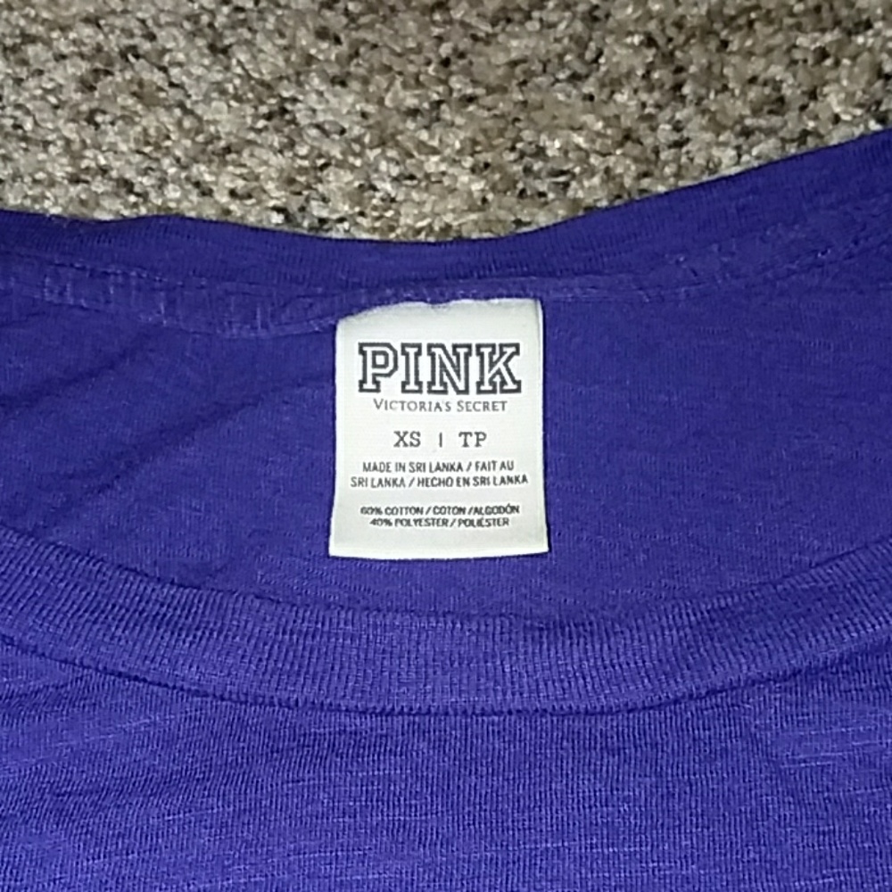 PINK long sleeve Tee. Never worn!
